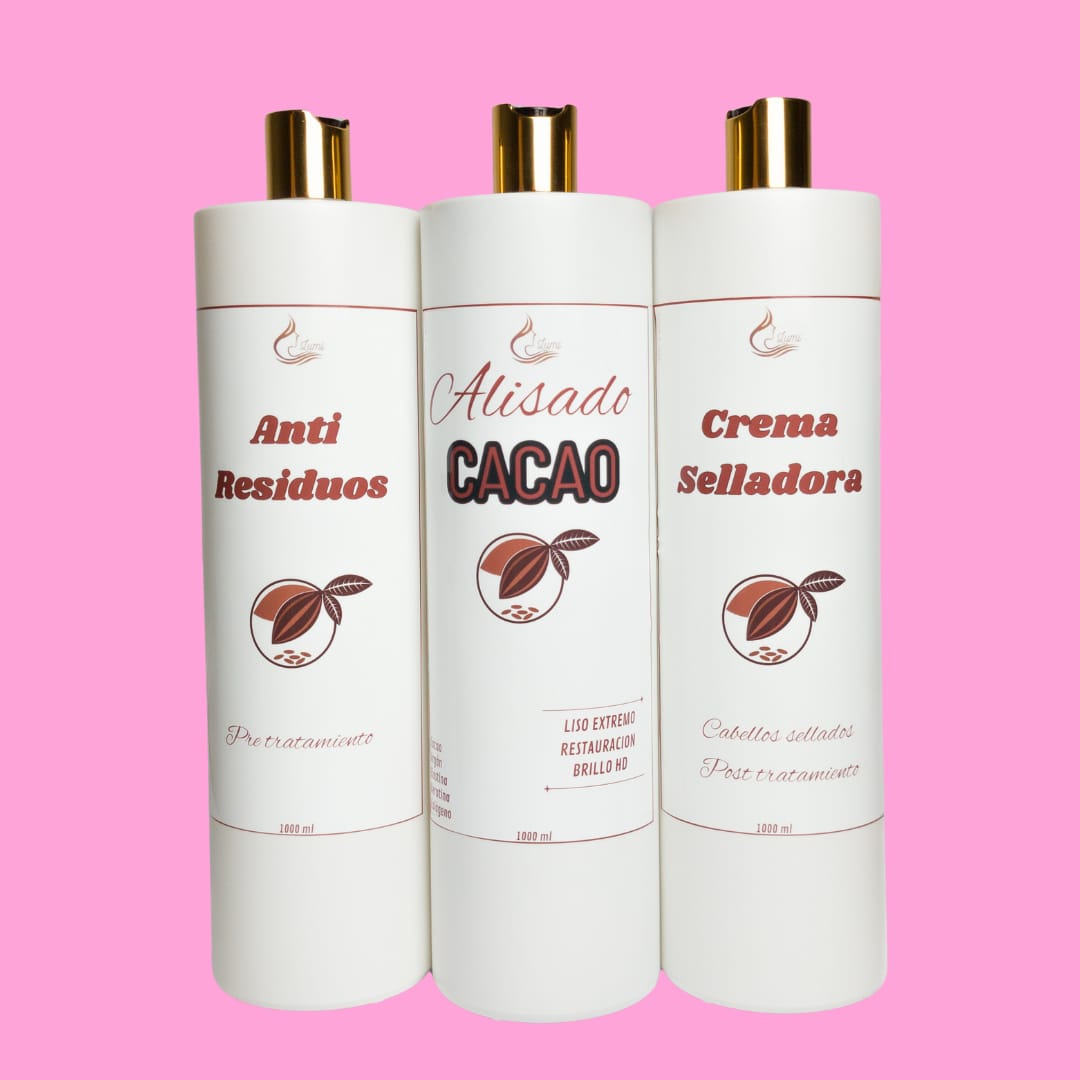 Alisado CACAO Professional- 3 Pasos
