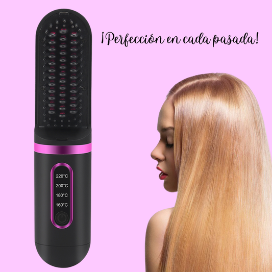 Peine plancha Anti-frizz 3D Alta tecnología