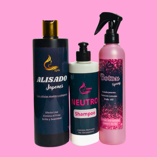 Alisado JAPONES+ Botox Spray+ Shampoo