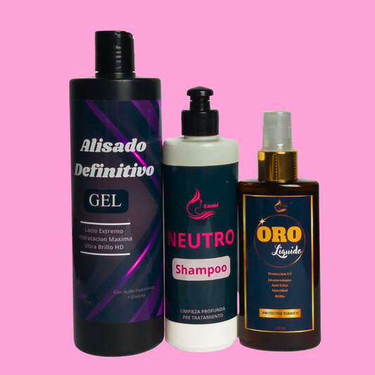 Alisado en GEL+ Neutro+ Protector térmico