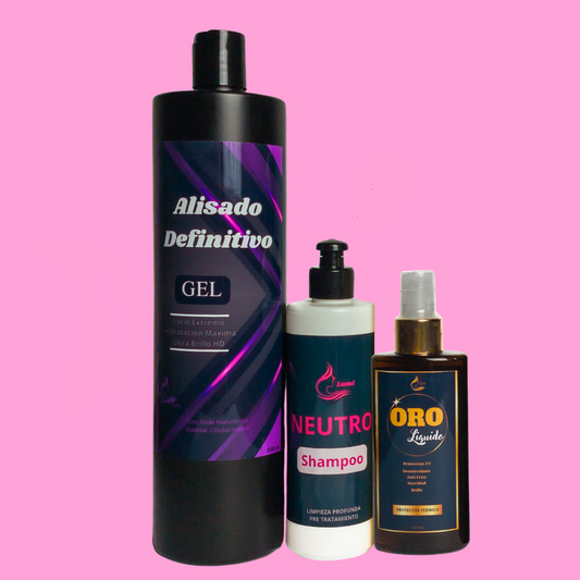 Alisado en GEL+ Neutro + Protector térmico