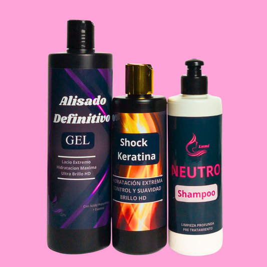 Alisado en GEL+ Keratina+ Shampoo