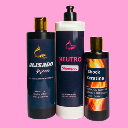 Alisado JAPONES+ Botox gel + Neutro