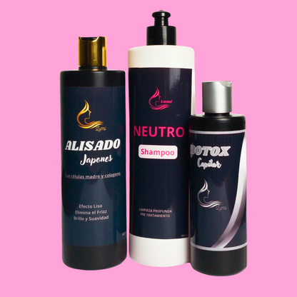 Alisado JAPONES+ Botox gel + Neutro
