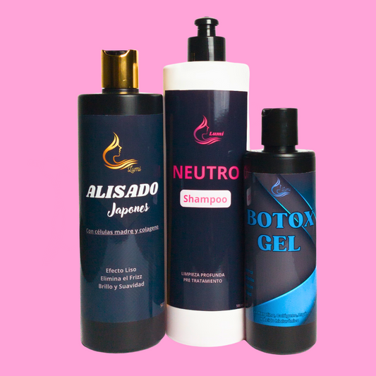 Alisado JAPONES+ Botox gel + Neutro