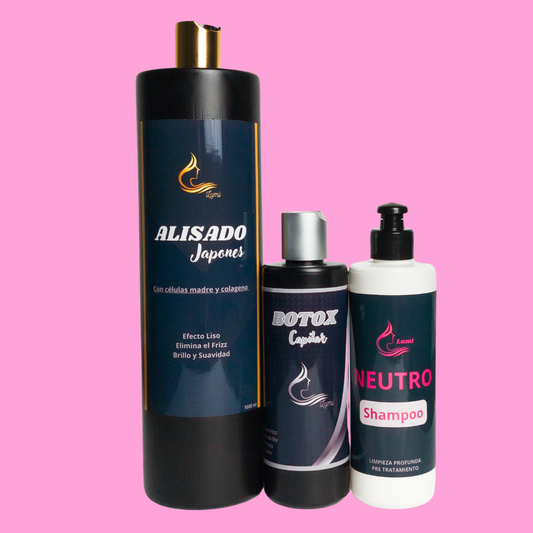 Alisado JAPONES+ Botox capilar+ Neutro