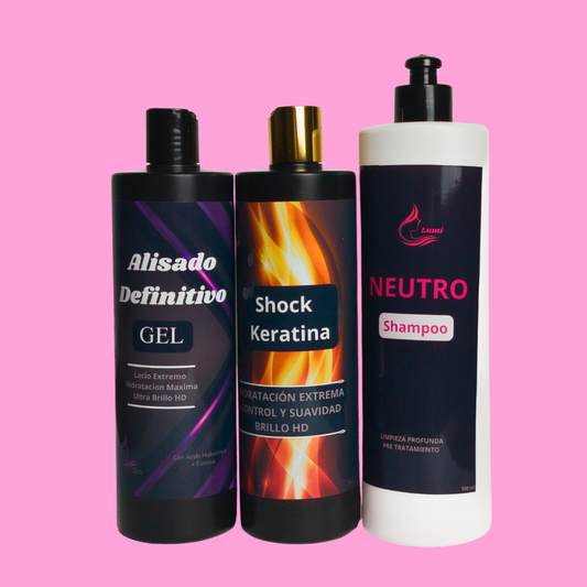Alisado en GEL+ Keratina+ Shampoo