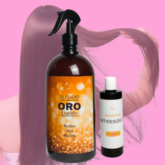 Alisado ORO lÍquido+ Antiresiduos