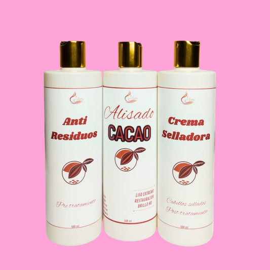Alisado CACAO Professional- 3 Pasos
