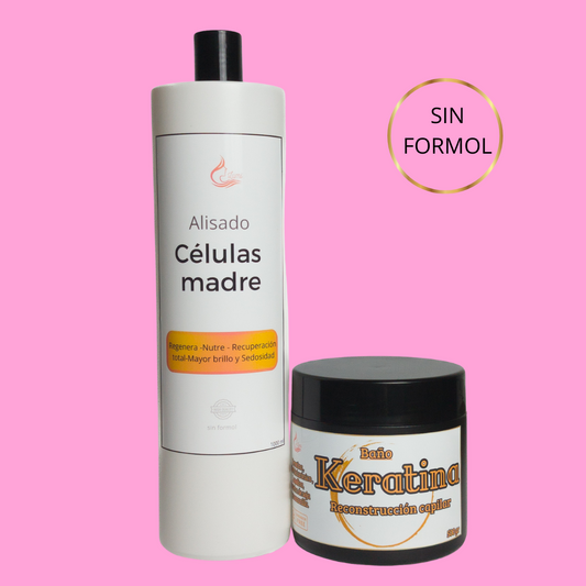 Alisado CÉLULAS MADRE (sin vapores molestos)